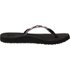 image:imageREEF Womens Ginger Beach Flip FlopsBlackPurpleSilver