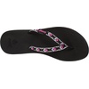 image:imageREEF Womens Ginger Beach Flip FlopsBlackPurpleSilver