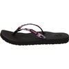 image:imageREEF Womens Ginger Beach Flip FlopsBlackPurpleSilver