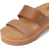 image:imageREEF Cushion Vista Higher Womens Platform Fashion Sandal Arch Support Ultra Soft Cushion FootbedBrown Braid