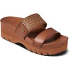 image:imageREEF Cushion Vista Higher Womens Platform Fashion Sandal Arch Support Ultra Soft Cushion FootbedEspresso Raffia