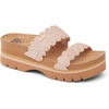 image:imageREEF Cushion Vista Higher Womens Platform Fashion Sandal Arch Support Ultra Soft Cushion FootbedScalloped Rose