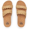 image:imageREEF Cushion Vista Higher Womens Platform Fashion Sandal Arch Support Ultra Soft Cushion FootbedScalloped Tan