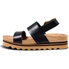 image:imageREEF Womens Vista Hi Buckle Platform SandalBlacktan