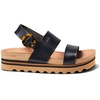 image:imageREEF Womens Vista Hi Buckle Platform SandalBlacktan