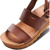 image:imageREEF Womens Vista Hi Buckle Platform SandalEspresso