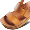 image:imageREEF Womens Vista Hi Buckle Platform SandalNatural