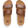 image:imageReef Cushion Vista Hi Womens Platform Fashion Sandal Arch Support Ultra Soft Cushion FootbedBrownLeopard