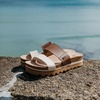 image:imageReef Cushion Vista Hi Womens Platform Fashion Sandal Arch Support Ultra Soft Cushion FootbedChocolate Raffia