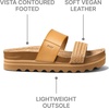 image:imageReef Cushion Vista Hi Womens Platform Fashion Sandal Arch Support Ultra Soft Cushion FootbedNatural Braid