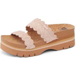 image:imageREEF Cushion Vista Higher Womens Platform Fashion Sandal Arch Support Ultra Soft Cushion FootbedScalloped Rose