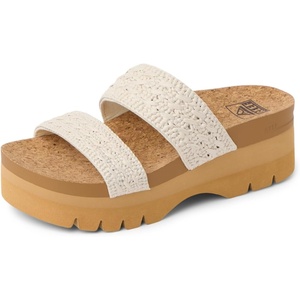 image:imageREEF Cushion Vista Higher Womens Platform Fashion Sandal Arch Support Ultra Soft Cushion FootbedVintage Tan Textile