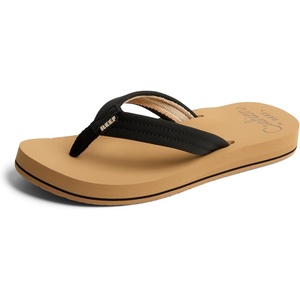 image:imageREEF Womens Cushion Breeze Flip FlopsBlackTan
