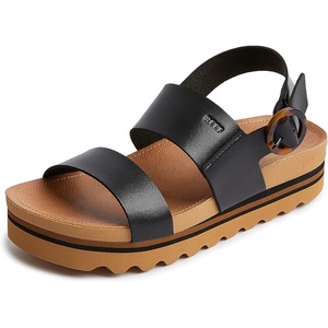 image:imageREEF Womens Vista Hi Buckle Platform SandalBlacktan