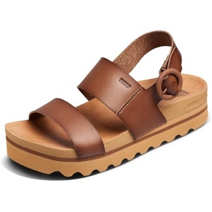 image:imageREEF Womens Vista Hi Buckle Platform SandalEspresso