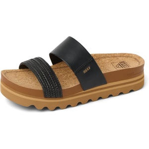 image:imageReef Cushion Vista Hi Womens Platform Fashion Sandal Arch Support Ultra Soft Cushion FootbedBlack Braid