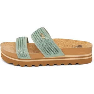 image:imageReef Cushion Vista Hi Womens Platform Fashion Sandal Arch Support Ultra Soft Cushion FootbedFrosty Raffia