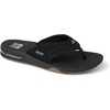 image:imageREEF Mens Fanning Bottle Opener Flip FlopsBlackSilver