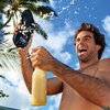 image:imageREEF Mens Fanning Bottle Opener Flip FlopsBlackSilver