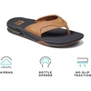 image:imageREEF Mens Fanning Bottle Opener Flip FlopsGrey Khaki