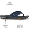 image:imageREEF Mens Fanning Bottle Opener Flip FlopsNavyShadow