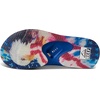 image:imageREEF Mens Fanning Bottle Opener Flip FlopsRed White and Blue