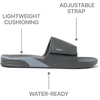 image:imageREEF Mens Sandals Fanning Slide H20Grey