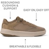 image:imageREEF Mens Shoreline Del Mar Shoe Breathable Knit Upper Lightweight amp Flexible Cushion Footbed Elastic LacesFossilTan