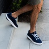 image:imageREEF Mens Shoreline Del Mar Shoe Breathable Knit Upper Lightweight amp Flexible Cushion Footbed Elastic LacesNavy