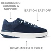 image:imageREEF Mens Shoreline Del Mar Shoe Breathable Knit Upper Lightweight amp Flexible Cushion Footbed Elastic LacesNavy