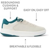 image:imageREEF Mens Shoreline Del Mar Shoe Breathable Knit Upper Lightweight amp Flexible Cushion Footbed Elastic LacesOffwhite