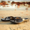 image:imageREEF Womens Cushion Court Flip FlopsBlackNatural