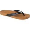 image:imageREEF Womens Cushion Court Flip FlopsBlackNatural