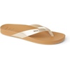 image:imageREEF Womens Cushion Court Flip FlopsTanChampagne