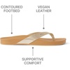image:imageREEF Womens Cushion Court Flip FlopsTanChampagne