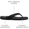 image:imageREEF Womens Cushion Melody Flip FlopsBlackBlack