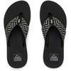 image:imageREEF Womens Sandals Spring Woven Flip FlopsBlackCream