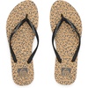 image:imageREEF Womens Seaside Prints FlipFlopLeopardBlack