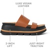 image:imageREEF Womens Vista Luxe Siaa Platform SandalsCocoaBlack