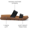 image:imageREEF Womens Vista Luxe Thea Platform SandalsBlack Tan
