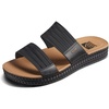 image:imageREEF Womens Water Vista Slide Platform SlidesBlacktan