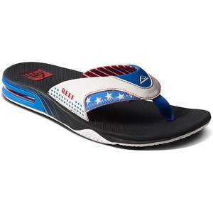 image:imageREEF Mens Fanning Bottle Opener Flip Flops1776 Black