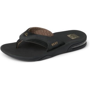 image:imageREEF Mens Fanning Bottle Opener Flip FlopsBlack and Tan