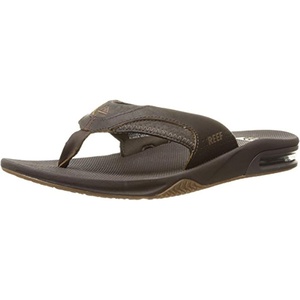 image:imageREEF Mens Fanning Bottle Opener Flip FlopsBrown