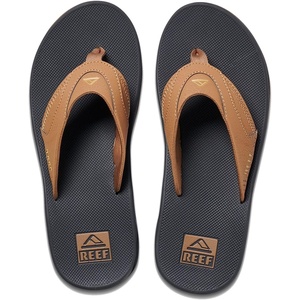 image:imageREEF Mens Fanning Bottle Opener Flip FlopsGrey Khaki