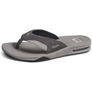 image:imageREEF Mens Fanning Bottle Opener Flip FlopsGrey Suede