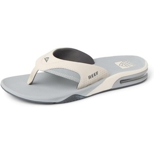 image:imageREEF Mens Fanning Bottle Opener Flip FlopsLightGreyGreyBlue