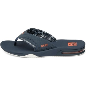 image:imageREEF Mens Fanning Bottle Opener Flip FlopsNavyorange Tropic