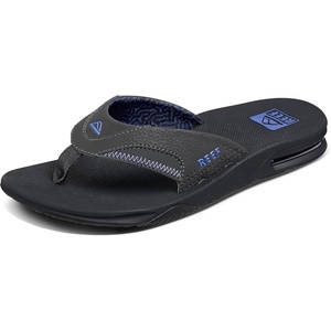 image:imageREEF Mens Fanning Bottle Opener Flip FlopsRavenPurple