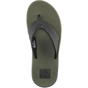 image:imageREEF Mens Fanning Bottle Opener Flip FlopsSeveral Colours Olive Splatter
